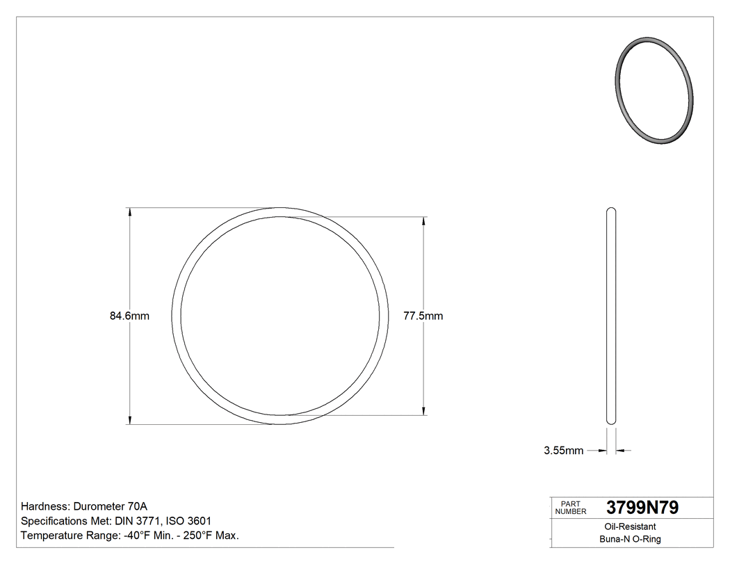 Technical drawing - 3799N79